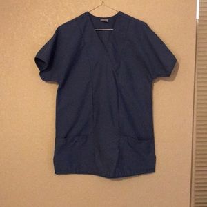 Women’s medium blue x-small scrub top